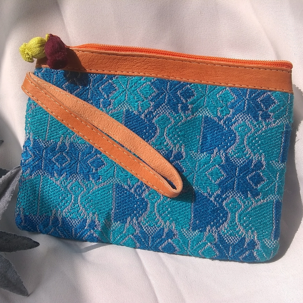 Wristlet mosaic Clutch/Wallet